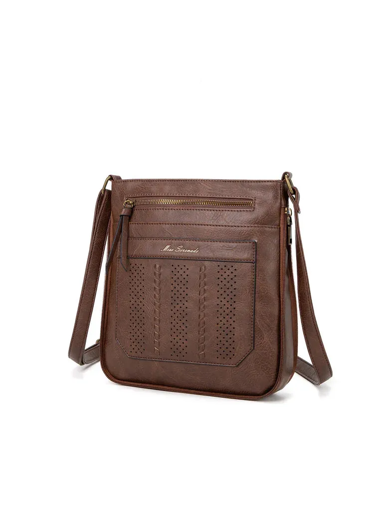 Patricia Vegan Expandable XBody Bag Choc