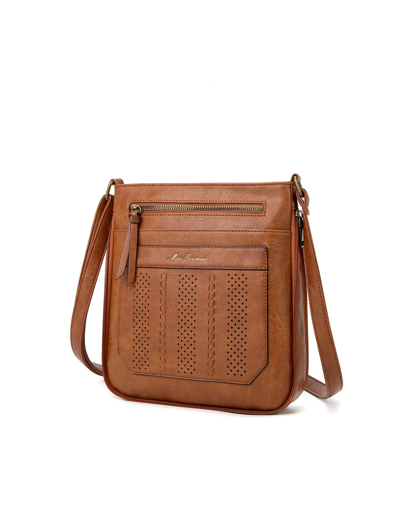 PATRICIA VEGAN EXPANDABLE XBODY BAG- XB-2356-TAN- NEW IN