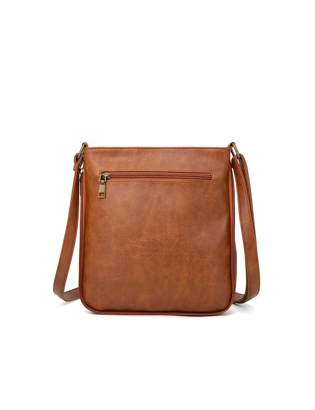 PATRICIA VEGAN EXPANDABLE XBODY BAG- XB-2356-TAN- NEW IN