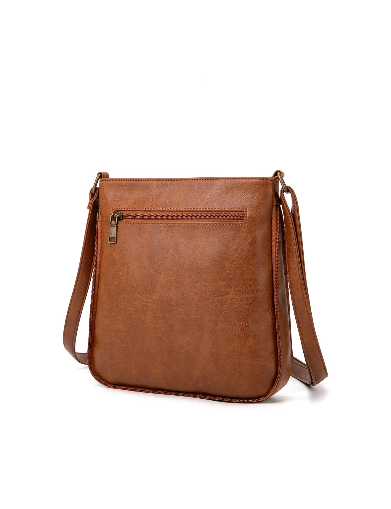 PATRICIA VEGAN EXPANDABLE XBODY BAG- XB-2356-TAN- NEW IN