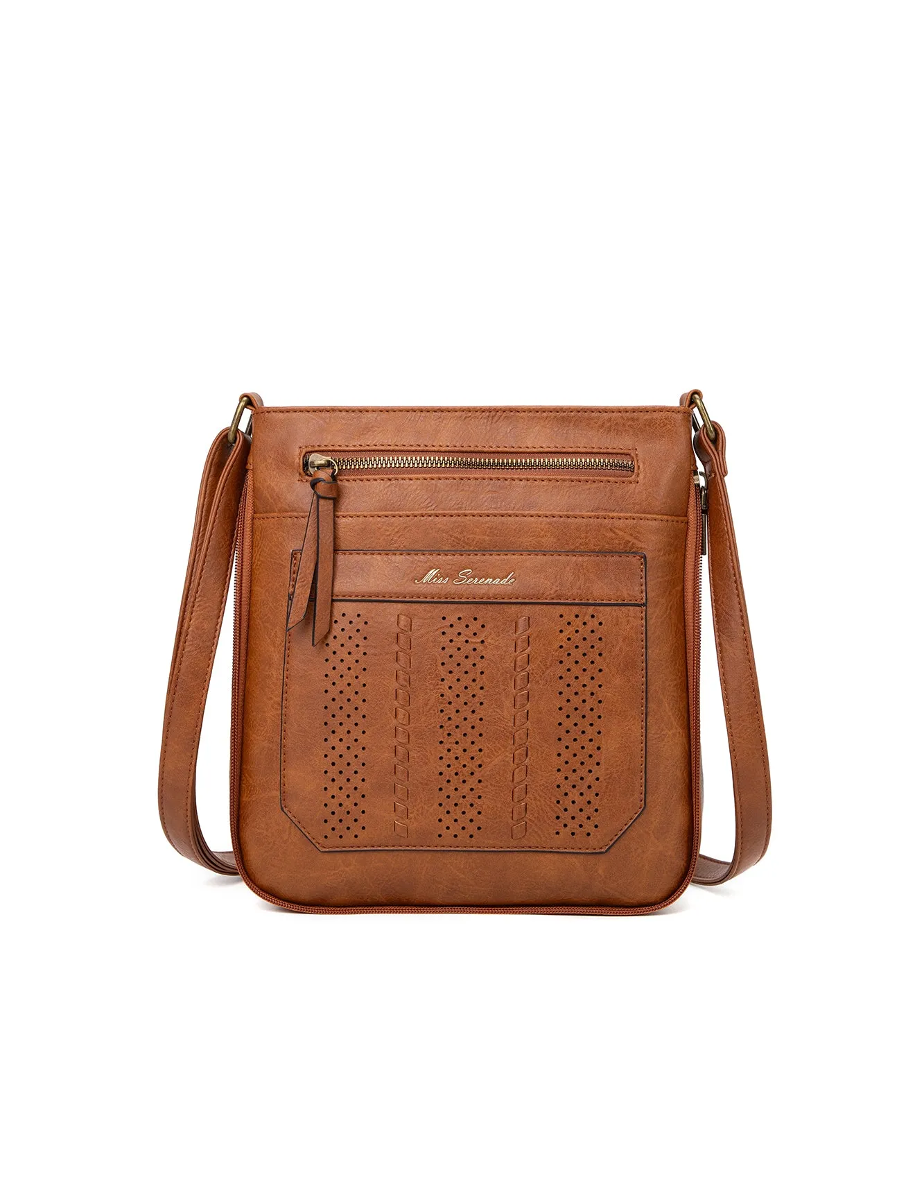 PATRICIA VEGAN EXPANDABLE XBODY BAG- XB-2356-TAN- NEW IN