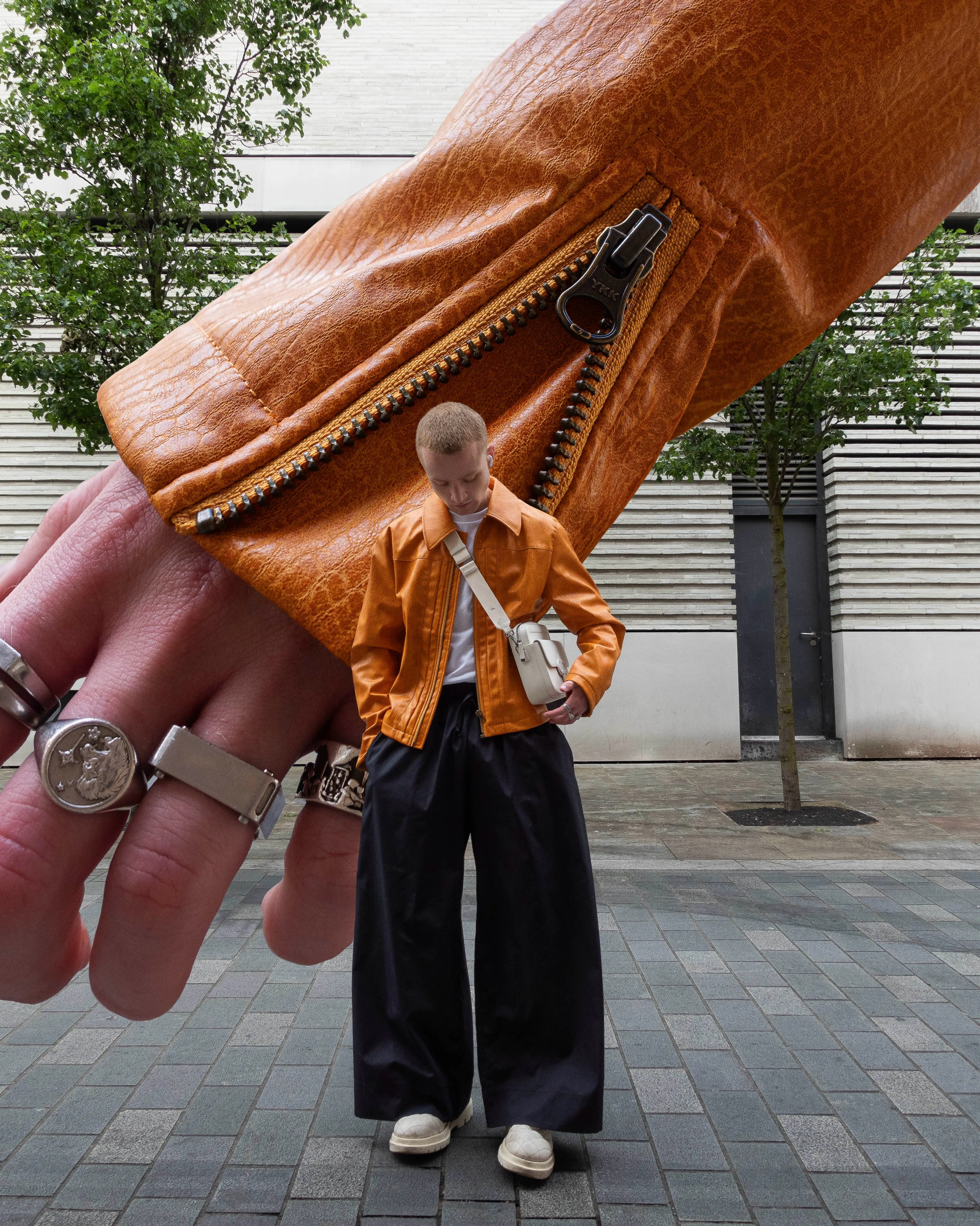 Paykan Leather Jacket - Butterscotch