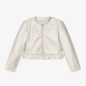 Pearlescent Faux Leather Jacket