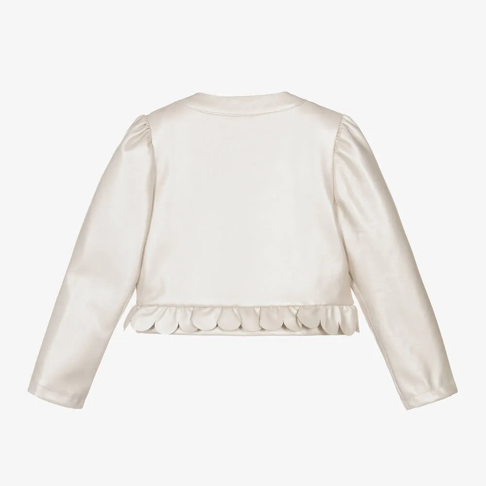 Pearlescent Faux Leather Jacket