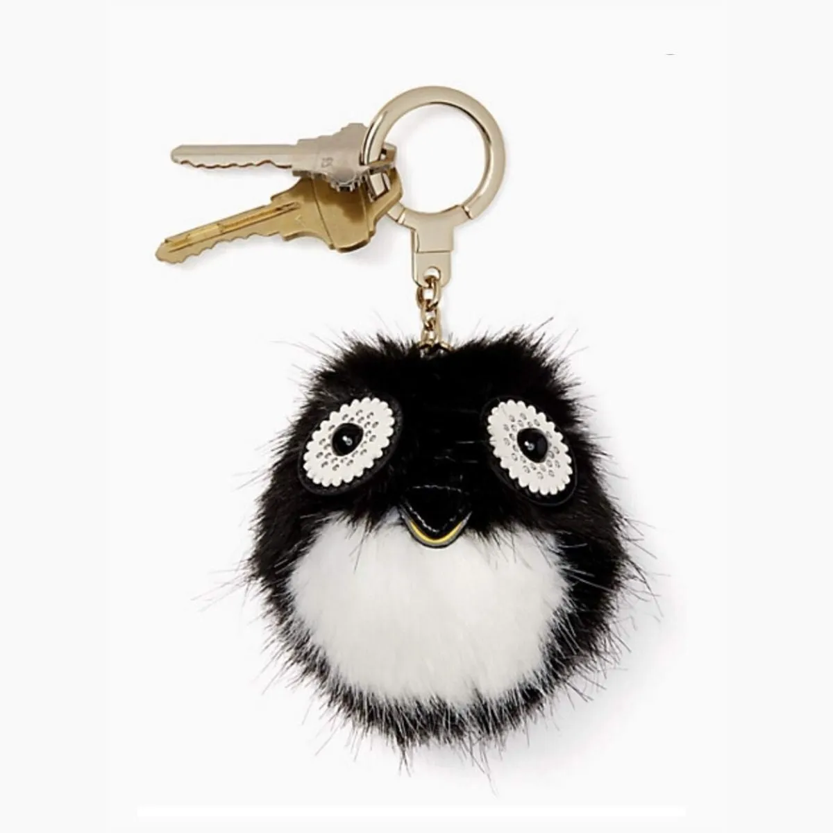 Penguin Pouf Keychain