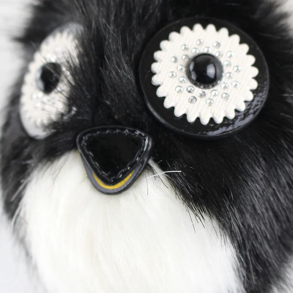 Penguin Pouf Keychain