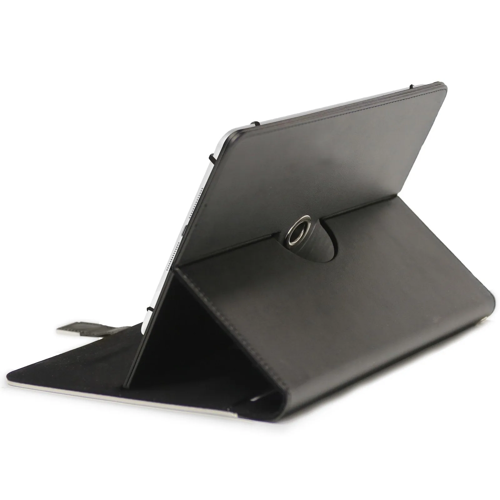 Personalised Lenovo Universal Leather Tablet Case With Blue Strip Marble
