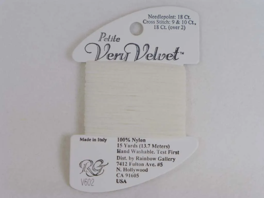Petite Very Velvet V602 White