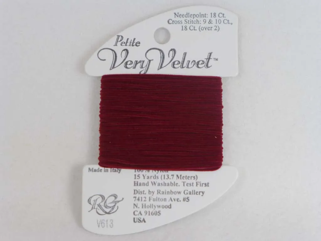 Petite Very Velvet V613 Burgundy