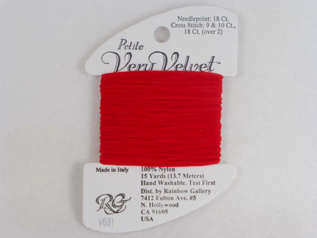 Petite Very Velvet V631 Christmas Red