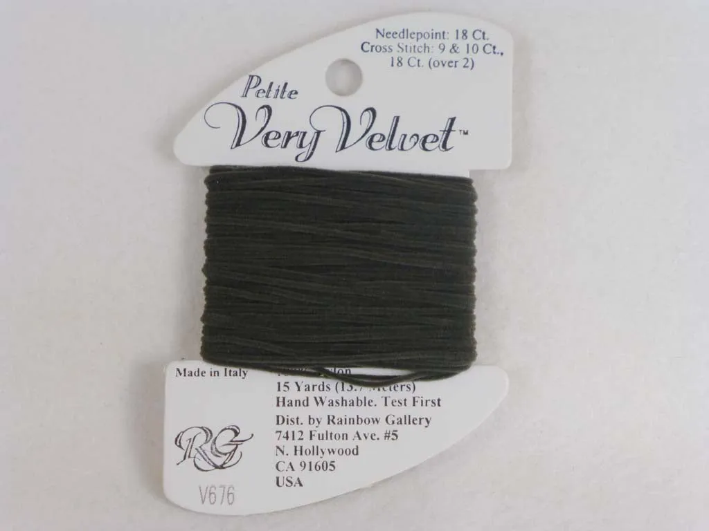 Petite Very Velvet V676 Charcoal