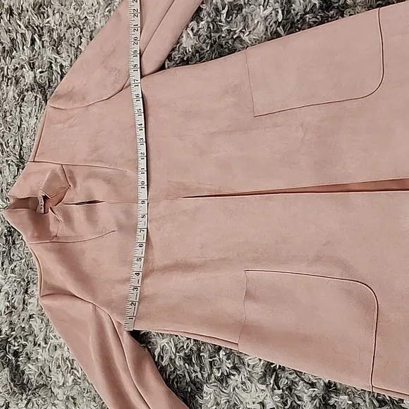 PHILOSOPHY SALMON PINK WOMEN'S JACKET SIZE S,BRAND NEW, FAUX LEATHER