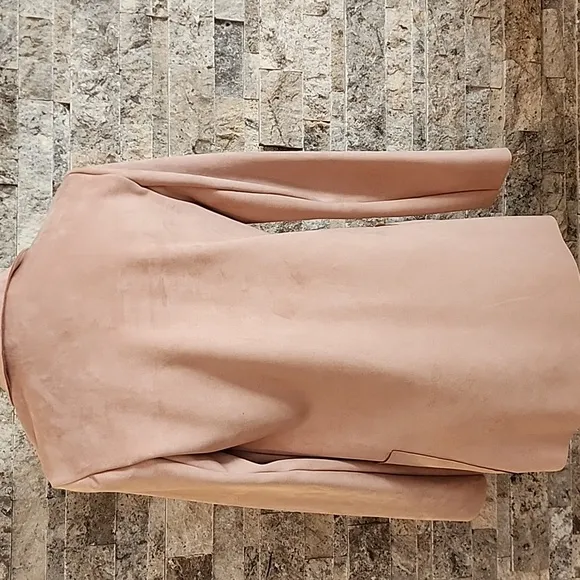 PHILOSOPHY SALMON PINK WOMEN'S JACKET SIZE S,BRAND NEW, FAUX LEATHER