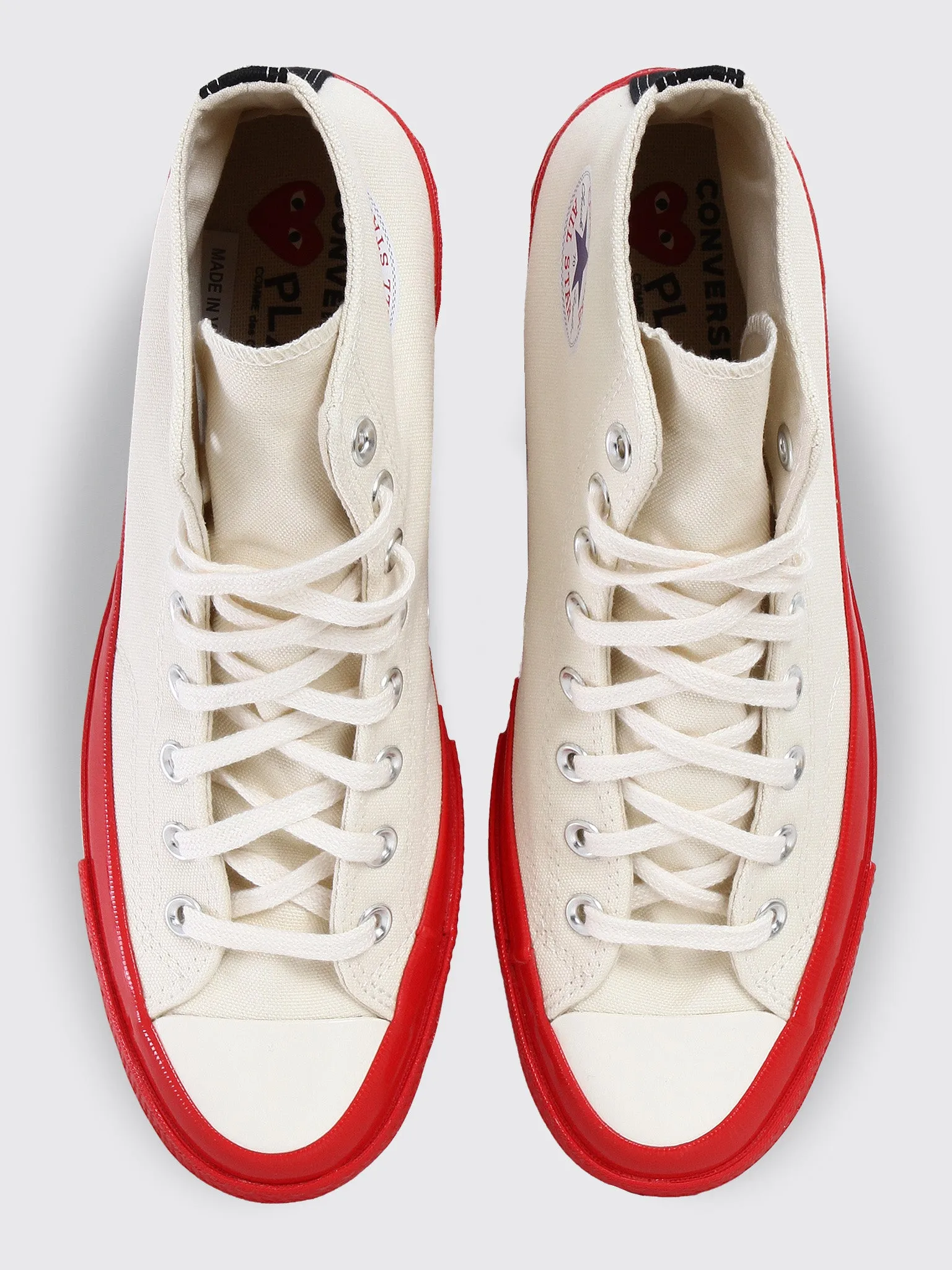 Play Comme Des Garcons Converse Red Sole