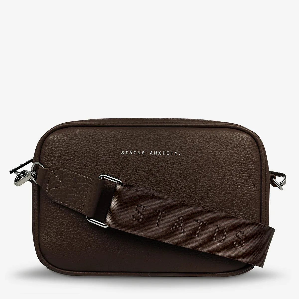 Plunder Bag with Webbed Strap | Cocoa Leather
