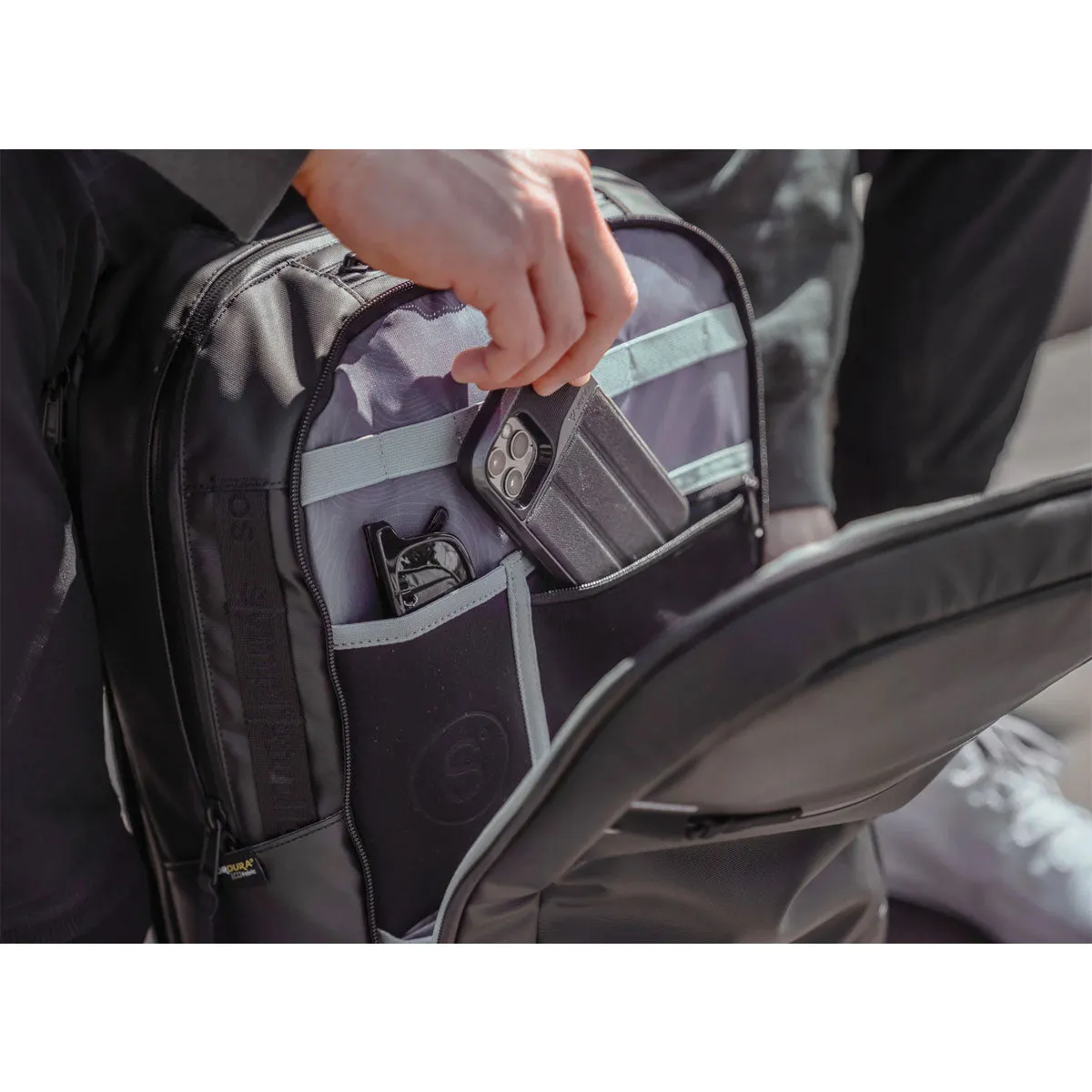 [PO] Sympl : Weekender Backpack 25L : Carbonate Coated