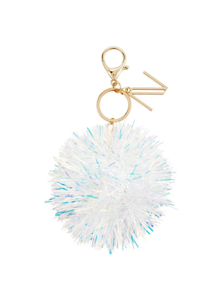 Pom Pom Keychain - Iridescent