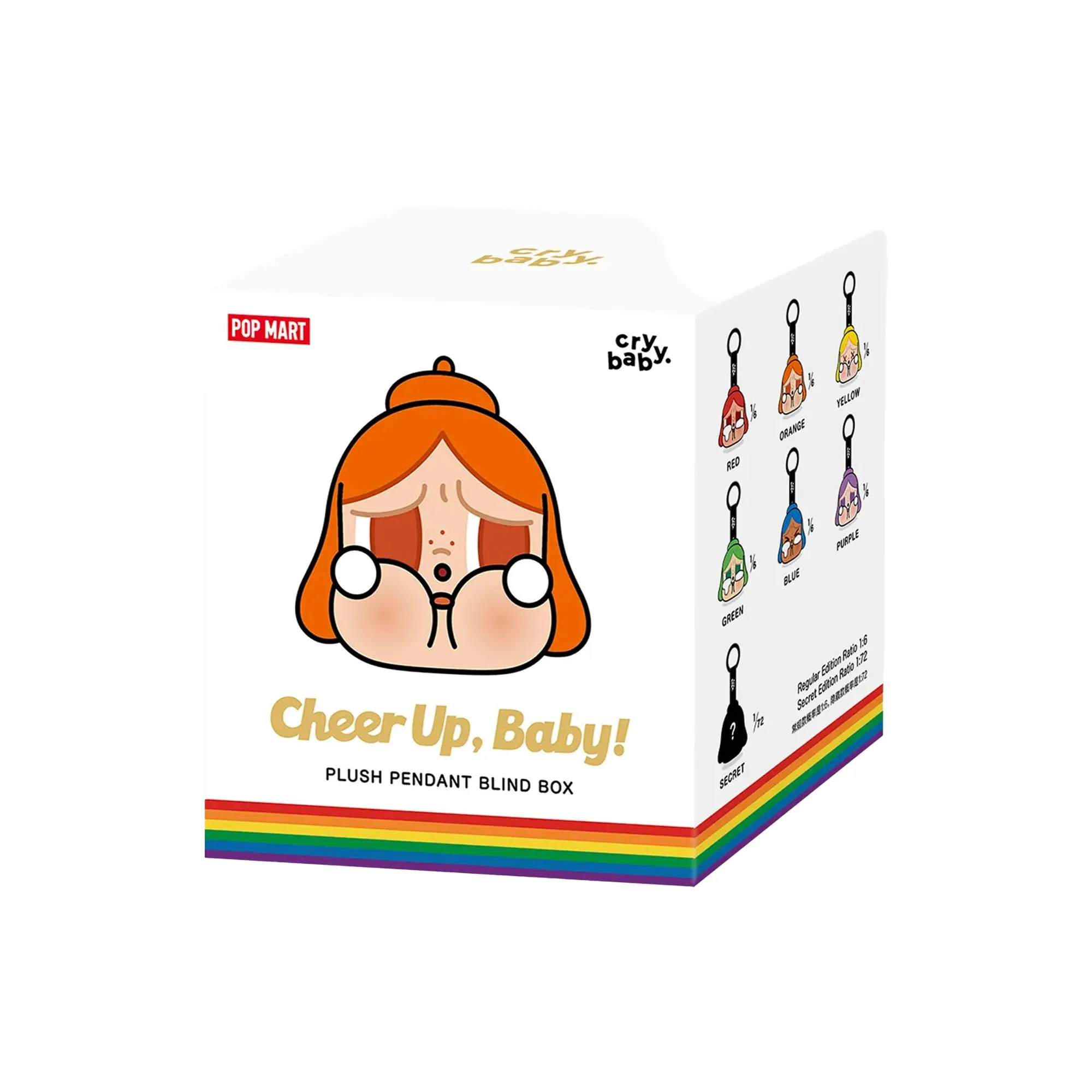 POP MART CRYBABY Cheer Up, Baby! Series Plush Pendant (6 Blind Boxes)