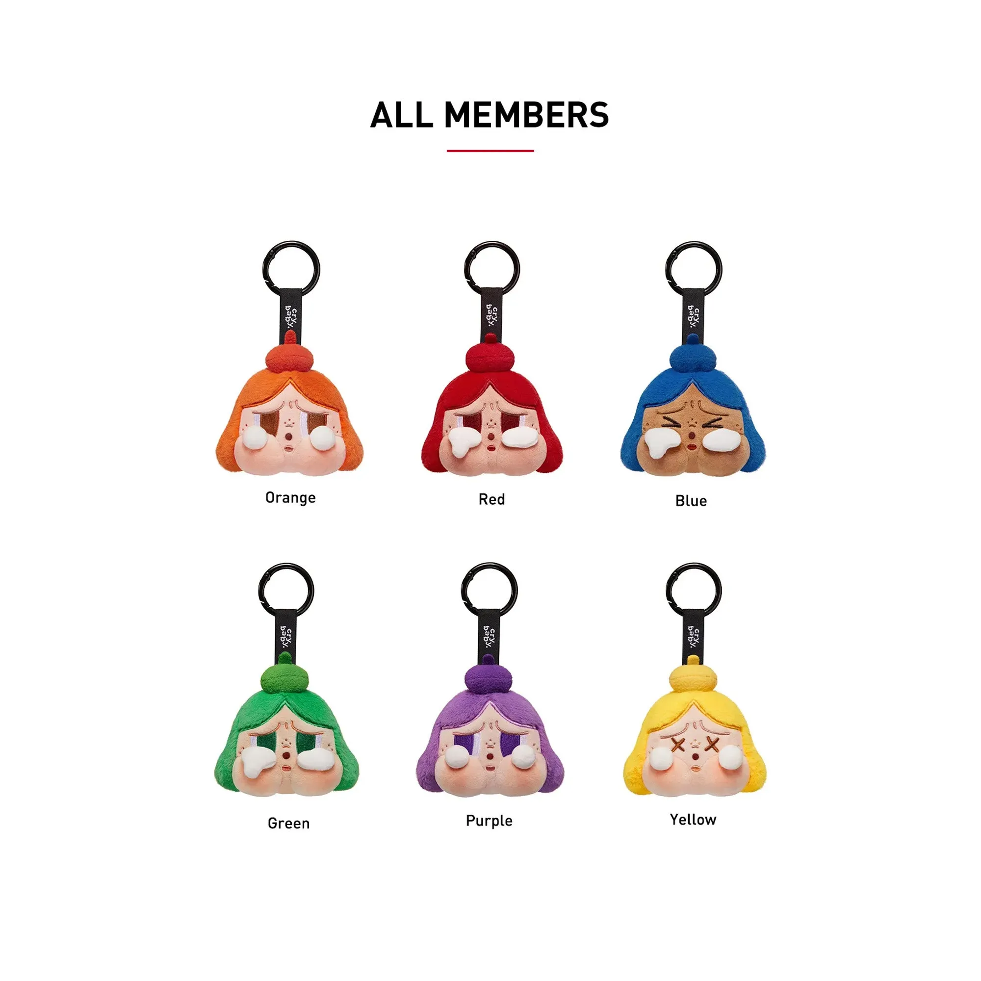POP MART CRYBABY Cheer Up, Baby! Series Plush Pendant (6 Blind Boxes)