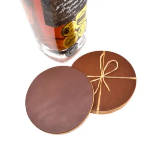 Private Label Leather Coaster Sets