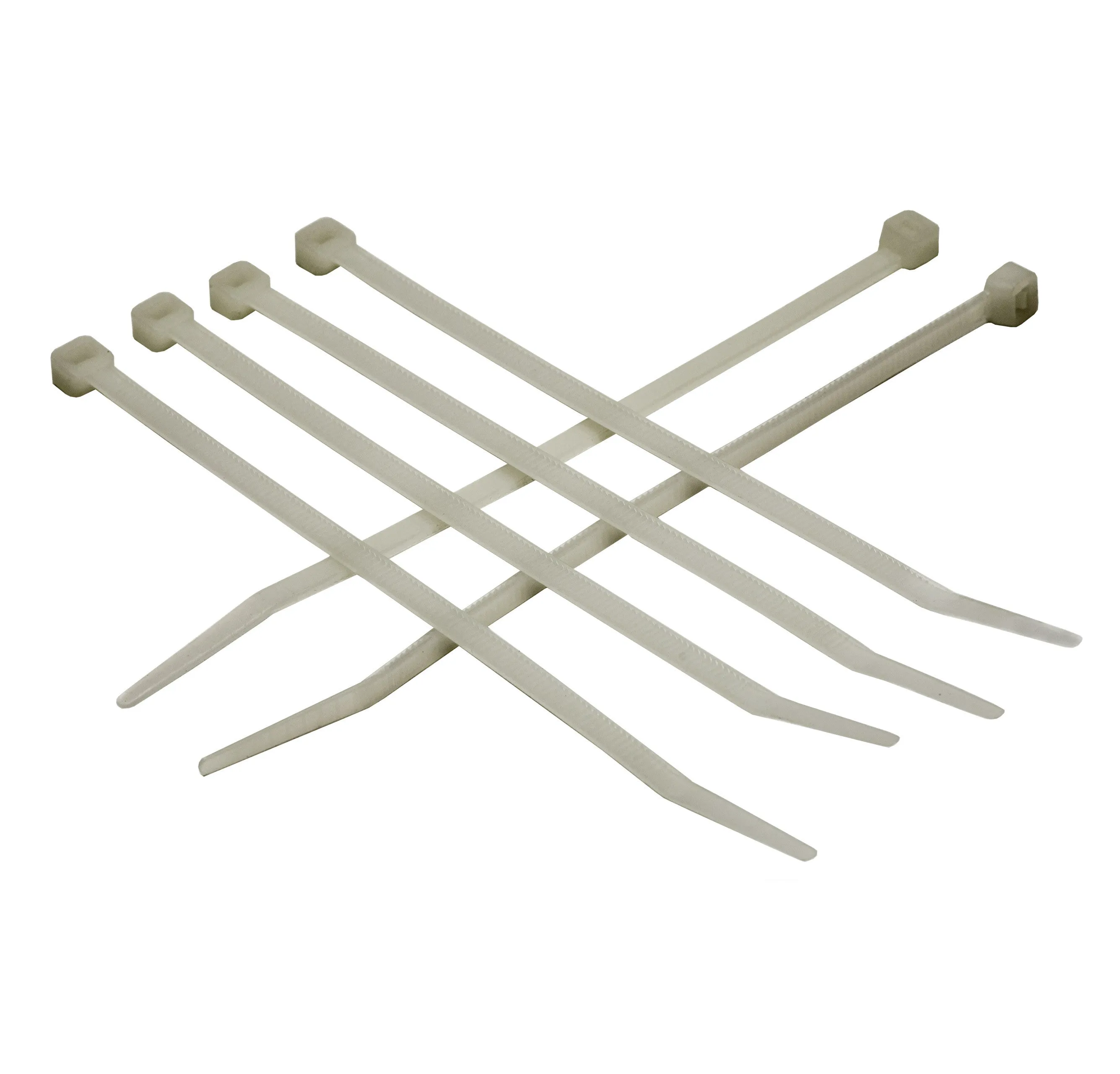 PROFERRED NYLON 66 NATURAL CABLE TIES 500 pack - 11" 50 LB(0.18"W, 0.06"T)