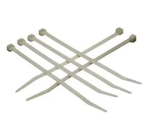 PROFERRED NYLON 66 NATURAL CABLE TIES 500 pack - 11" 50 LB(0.18"W, 0.06"T)