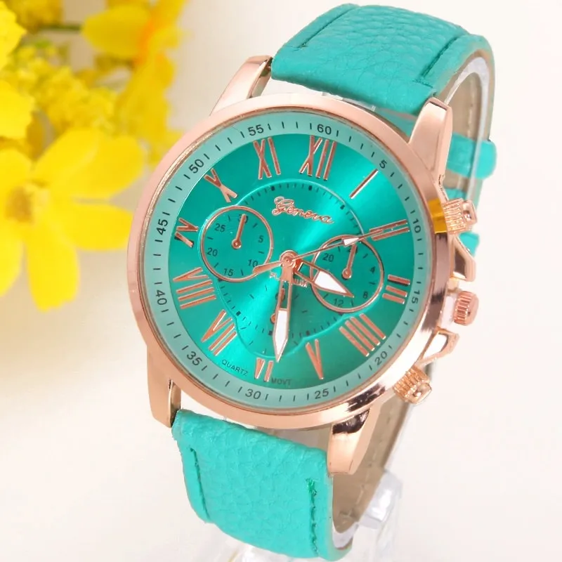 PU Leather Wristwatches