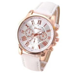 PU Leather Wristwatches