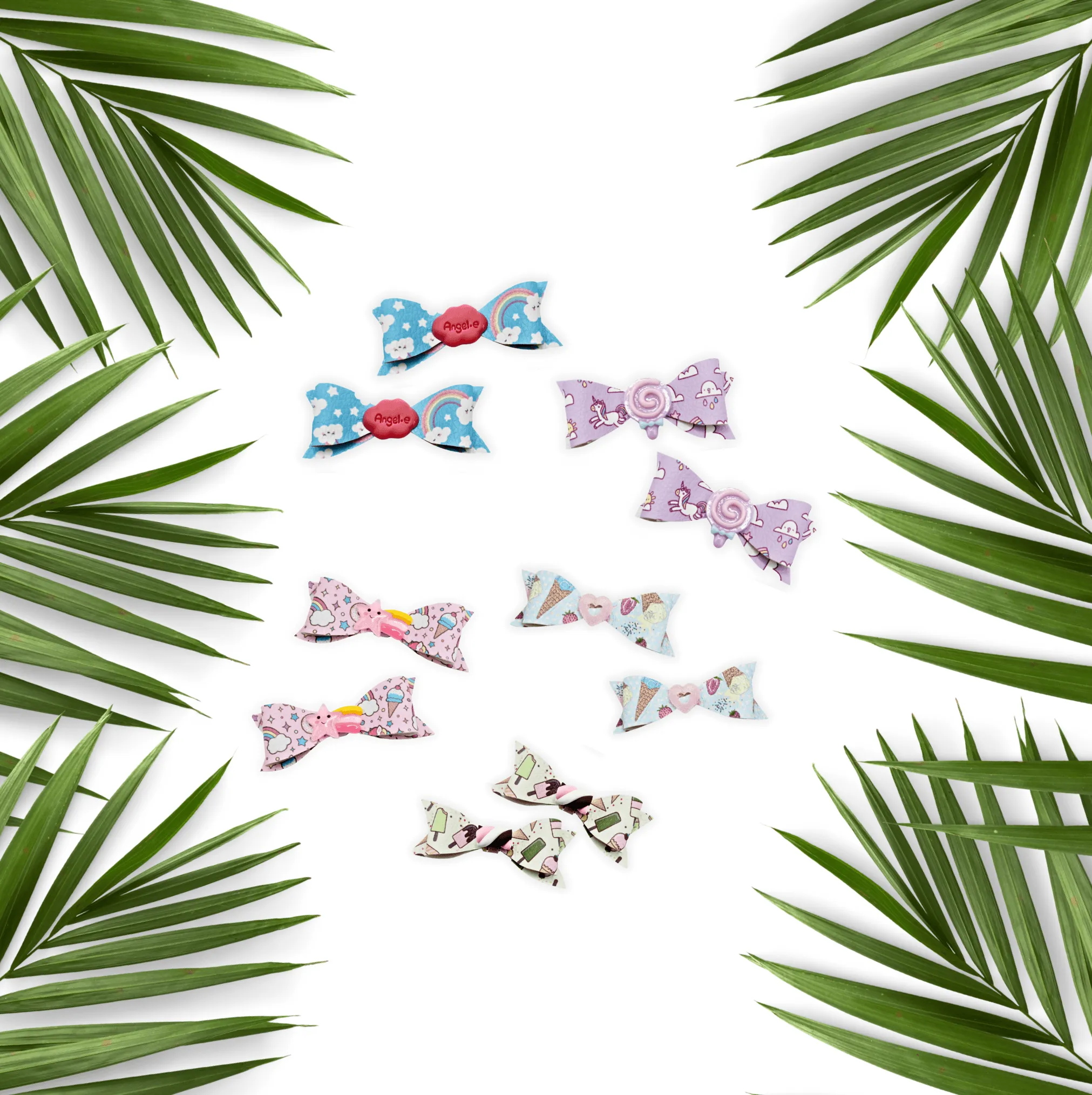 Purple Butterfly Livi Hair Bows
