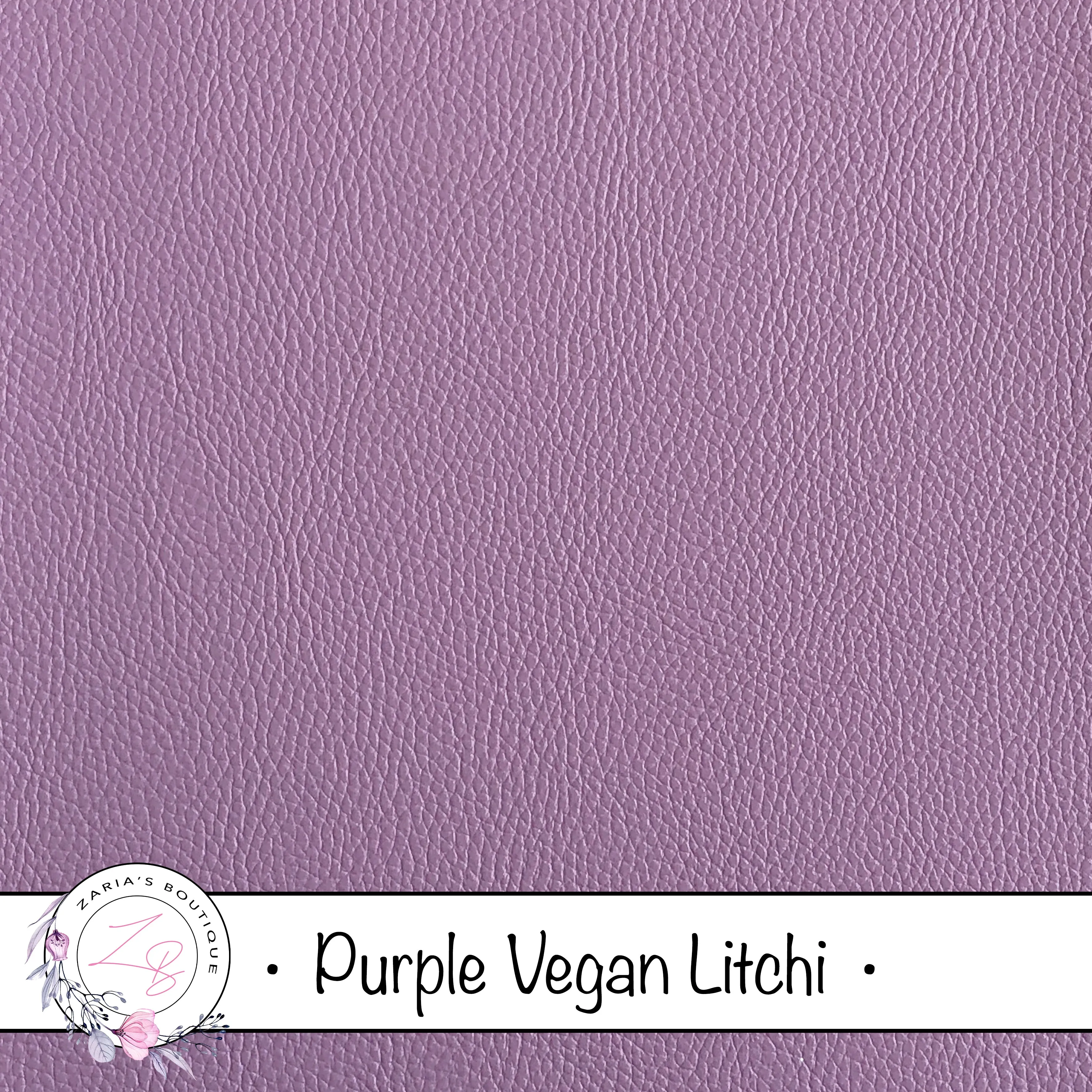 Purple Faux Leather • Vegan Pebble Grain