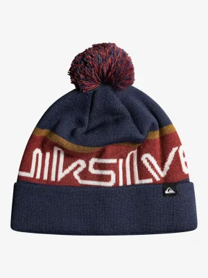 Quiksilver Mens Summit Fleece Beanie - Ruby Wine