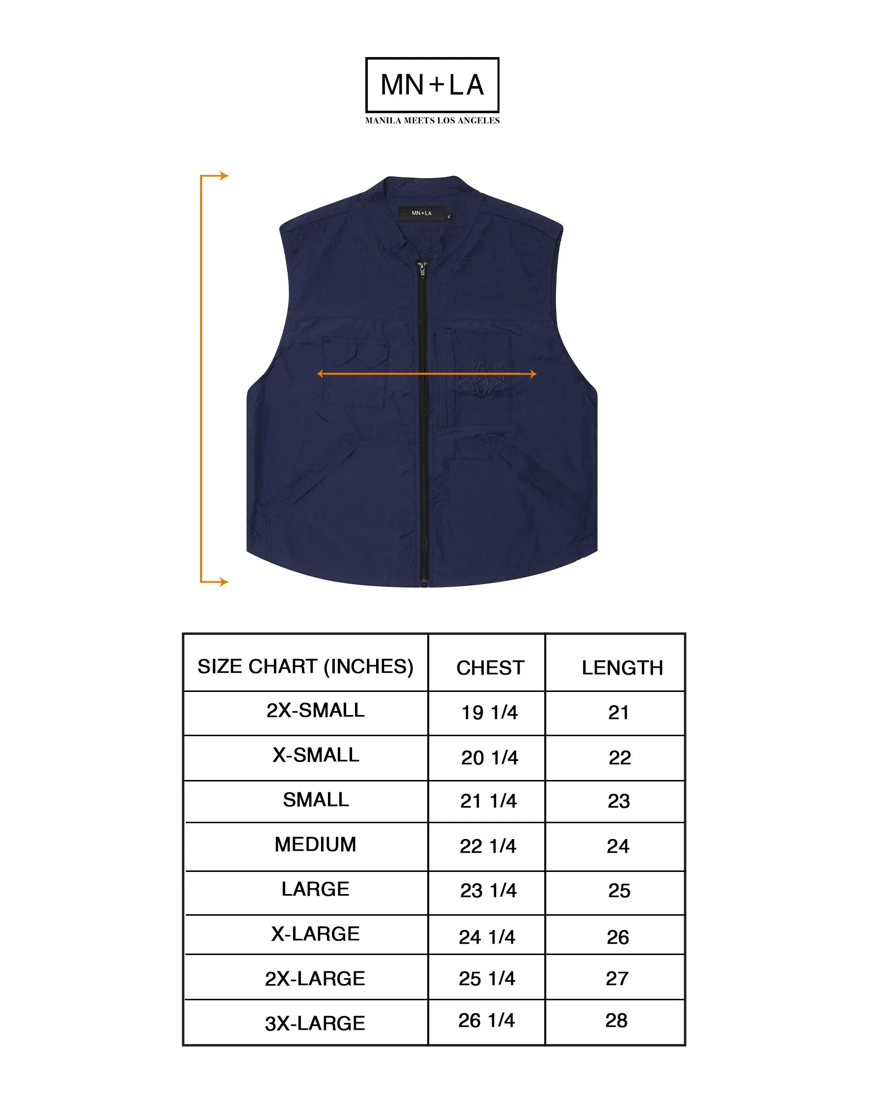 "COLLIDE" SHINOBI VEST (LITE) IN NAVY