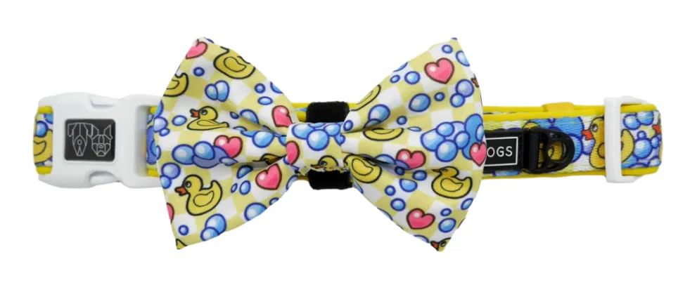 "Rubber Ducky" Collar & Bowtie