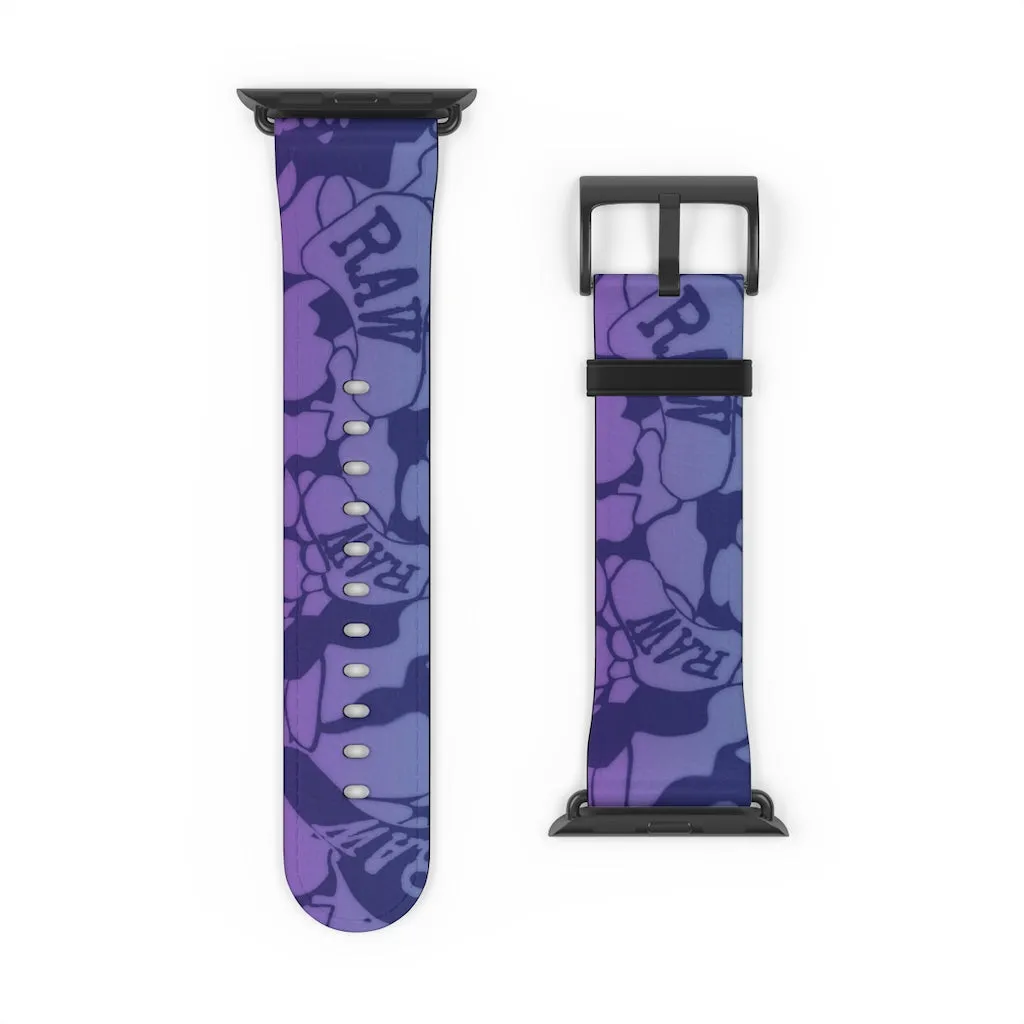 Raw Sushi "BLUE CAMO" Apple Watch Band
