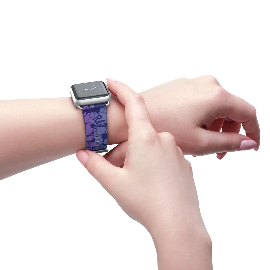 Raw Sushi "BLUE CAMO" Apple Watch Band
