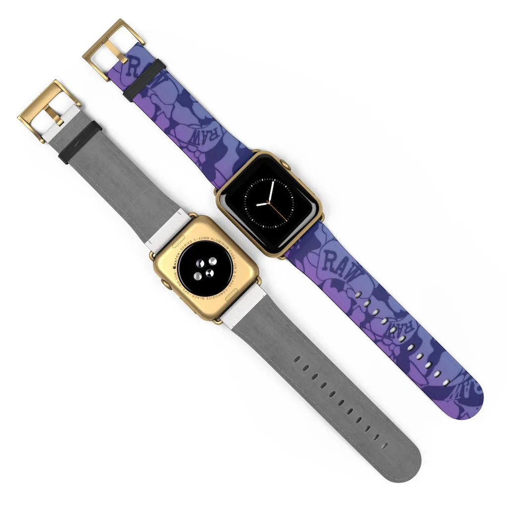 Raw Sushi "BLUE CAMO" Apple Watch Band