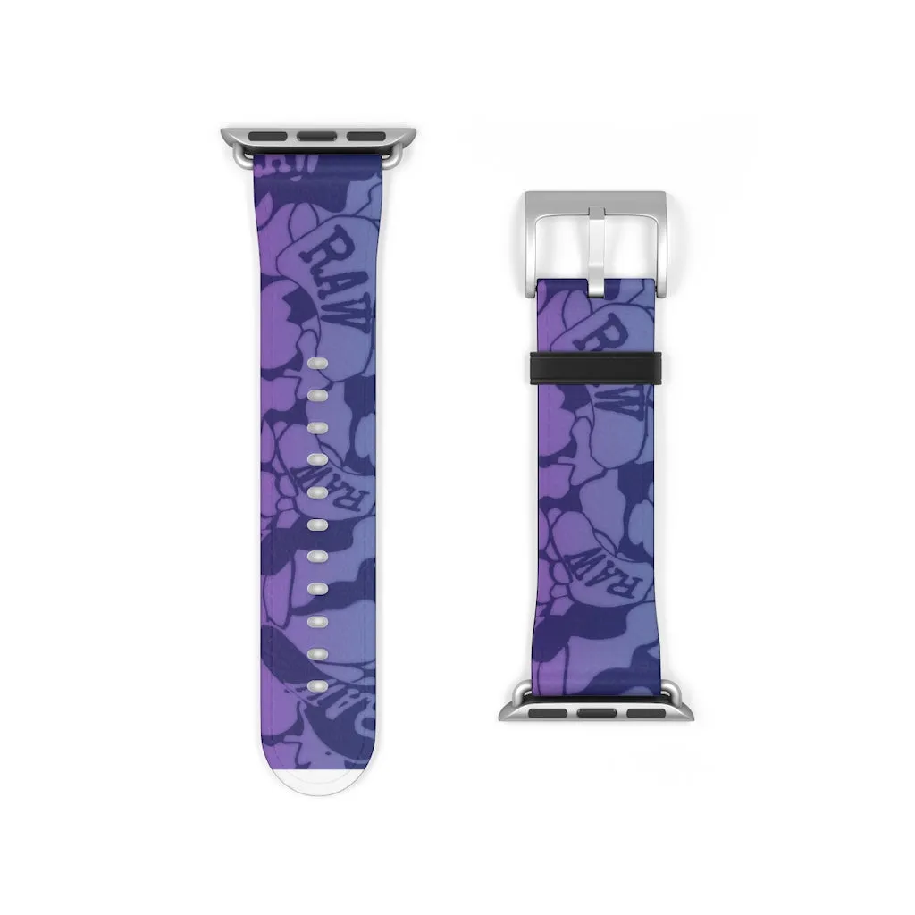 Raw Sushi "BLUE CAMO" Apple Watch Band