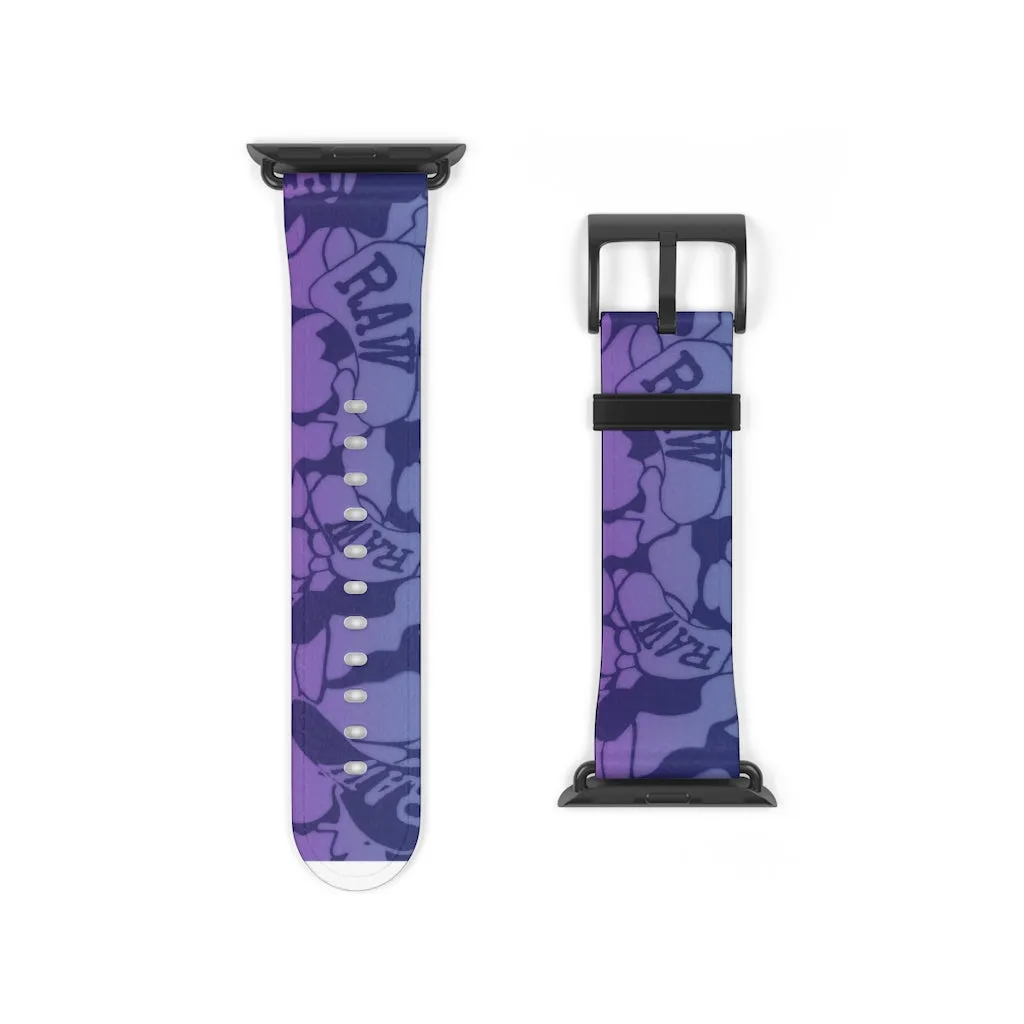Raw Sushi "BLUE CAMO" Apple Watch Band