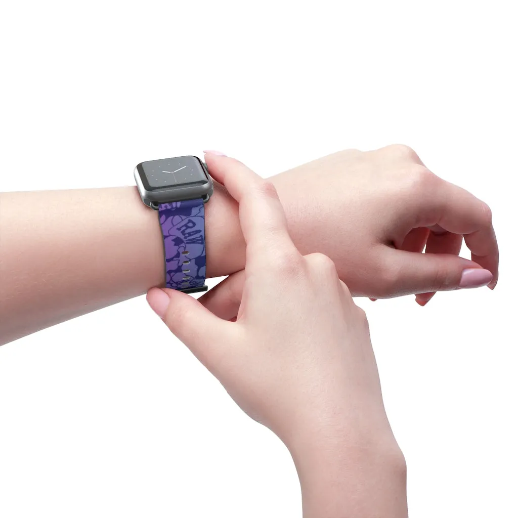 Raw Sushi "BLUE CAMO" Apple Watch Band