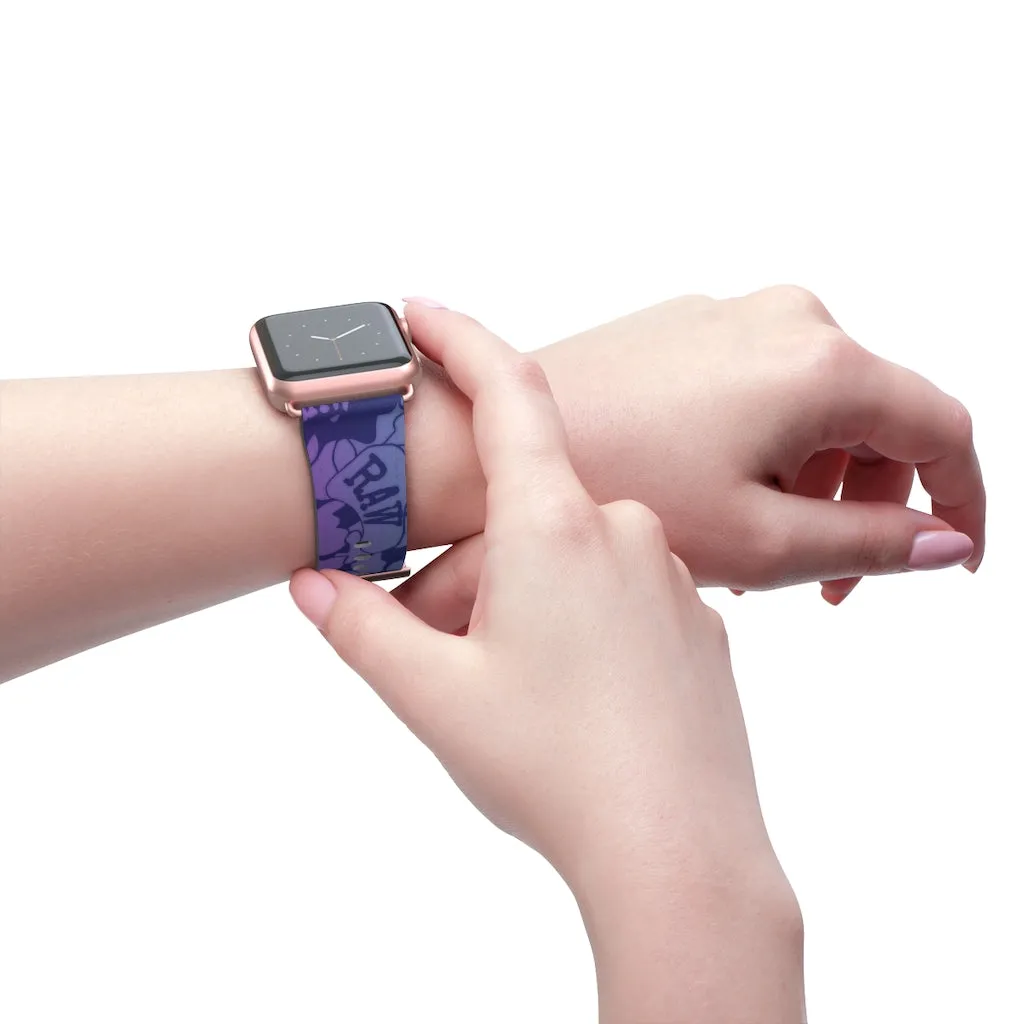 Raw Sushi "BLUE CAMO" Apple Watch Band