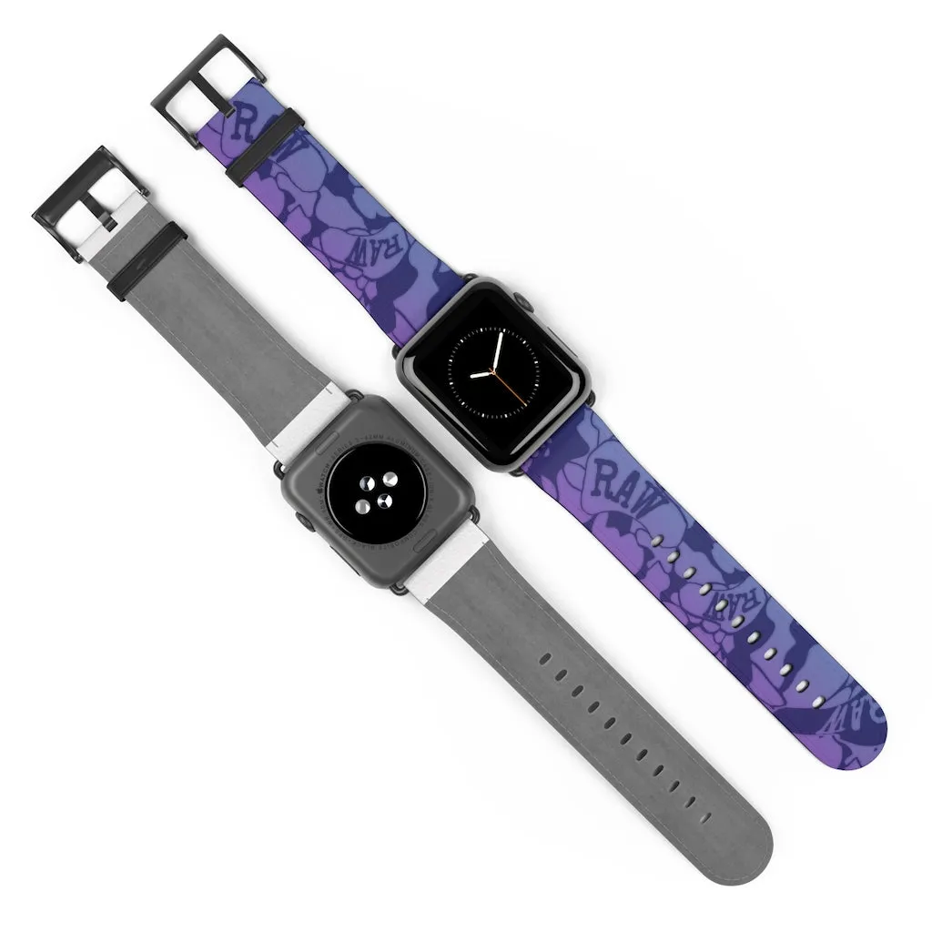 Raw Sushi "BLUE CAMO" Apple Watch Band