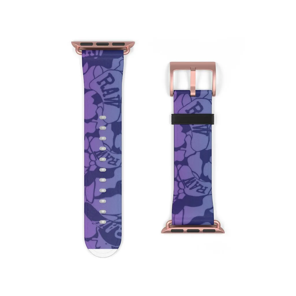 Raw Sushi "BLUE CAMO" Apple Watch Band