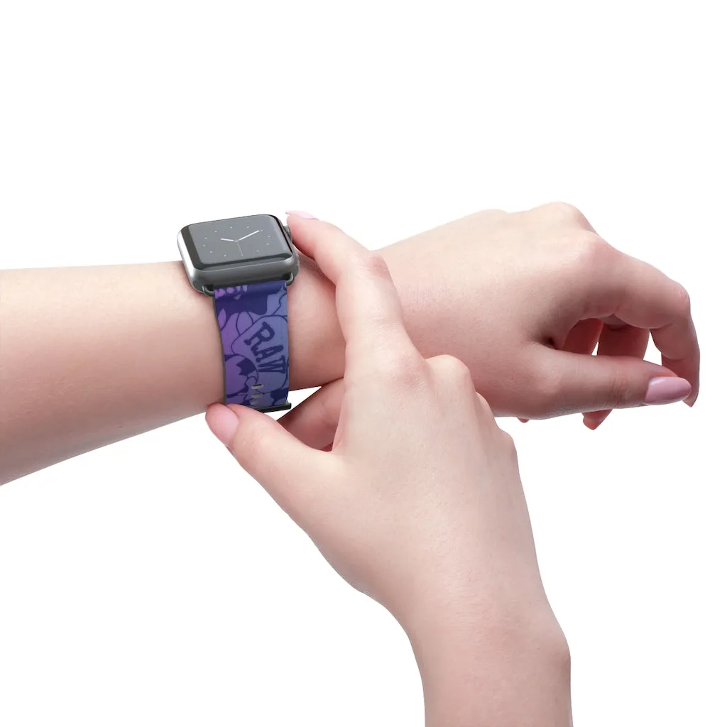 Raw Sushi "BLUE CAMO" Apple Watch Band