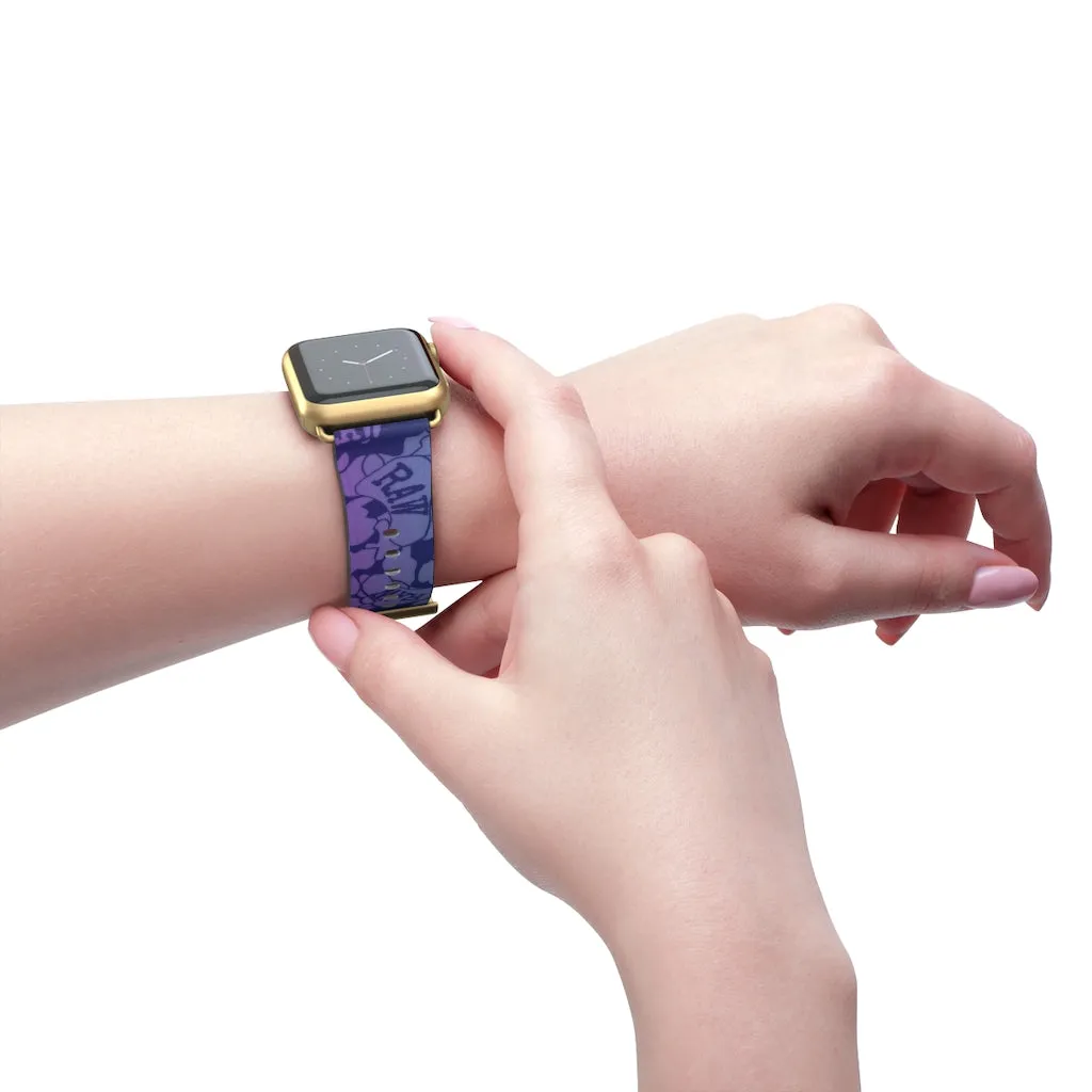 Raw Sushi "BLUE CAMO" Apple Watch Band