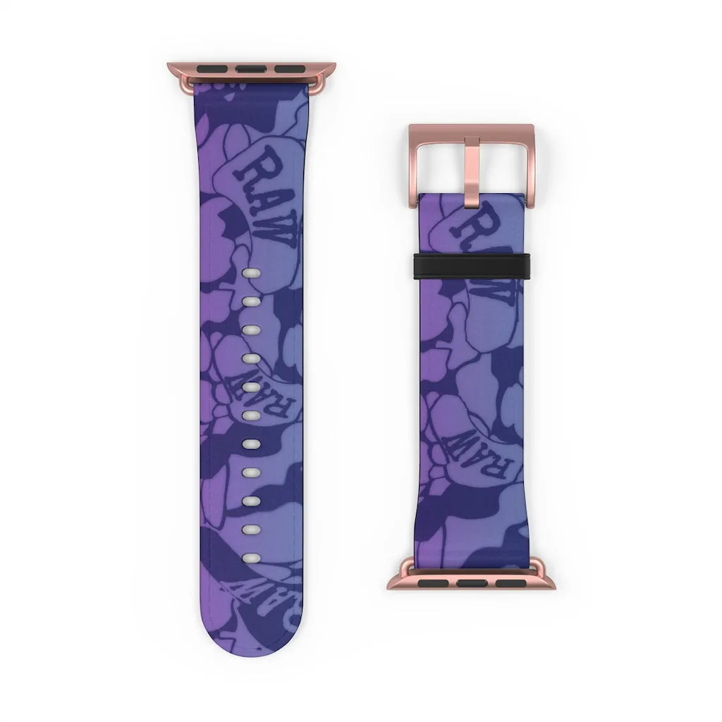 Raw Sushi "BLUE CAMO" Apple Watch Band