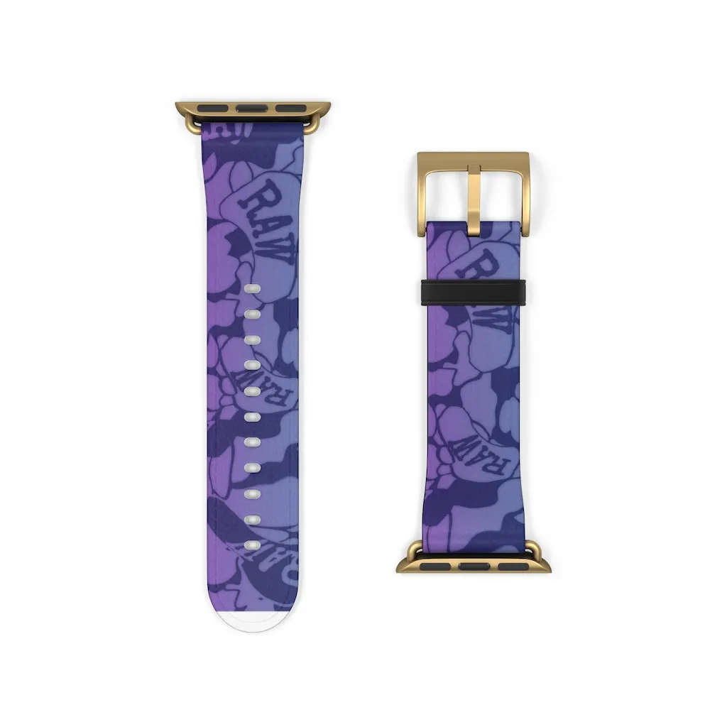 Raw Sushi "BLUE CAMO" Apple Watch Band
