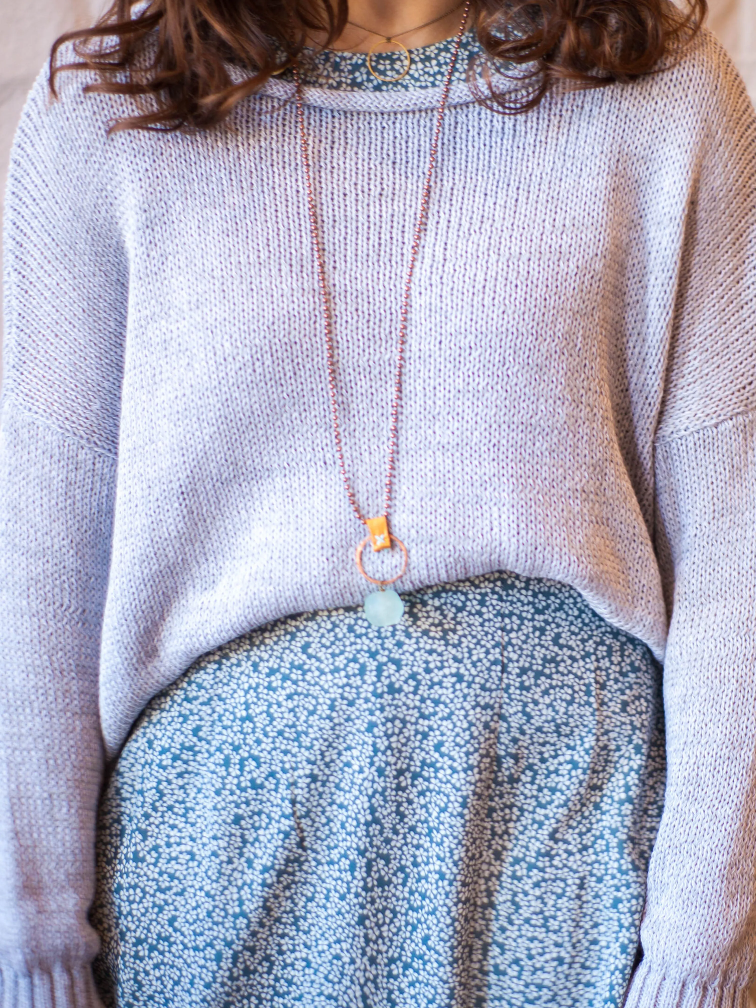 Recycled Glass Necklace