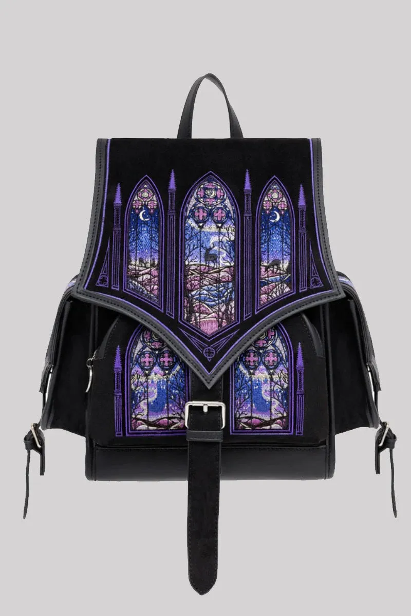 Restyle Northern Lights Backpack - Gothic Cathedral Bag