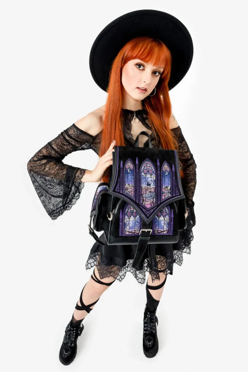 Restyle Northern Lights Backpack - Gothic Cathedral Bag