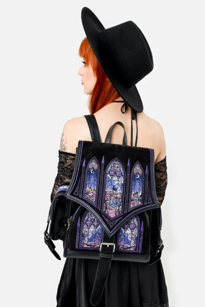 Restyle Northern Lights Backpack - Gothic Cathedral Bag